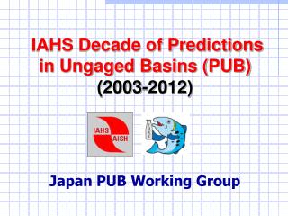 IAHS Decade of Predictions in Ungaged Basins (PUB) (2003-2012) Japan PUB Working Group