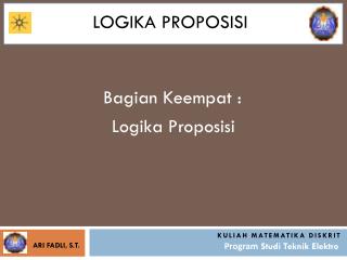 Logika Proposisi