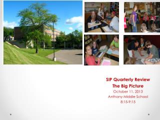 SIP Quarterly Review The Big Picture October 11, 2013 Anthony Middle School 8:15-9:15