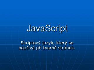 JavaScript