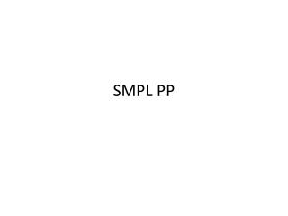 SMPL PP