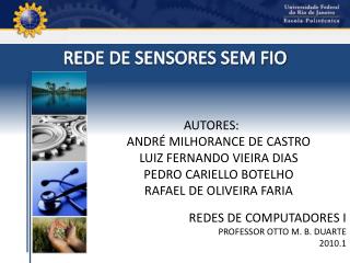 REDE DE SENSORES SEM FIO