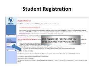 Student Registration