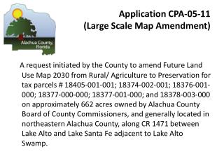 Application CPA-05-11 (Large Scale Map Amendment)