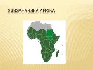 Subsaharská Afrika