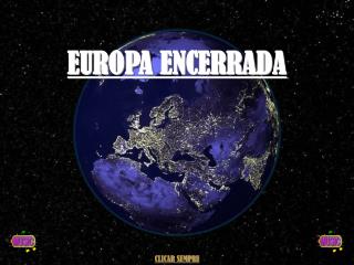 EUROPA ENCERRADA