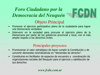 Foro Ciudadano por la Democracia del Neuquén