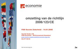 omzetting van de richtlijn 2006/123/CE