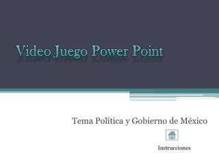 Video Juego Power Point