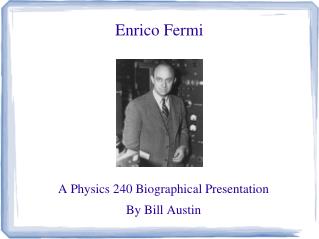 Enrico Fermi