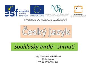 Český jazyk