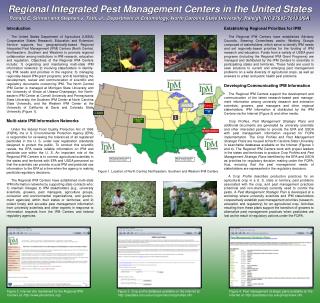 Regional Integrated Pest Management Centers in the United States