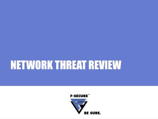 NETWORK THREAT REVIEW