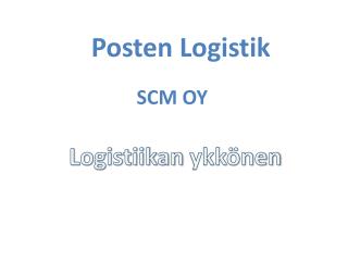 Posten Logistik