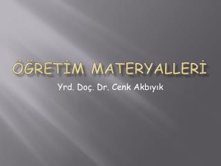 Öğretİm Materyallerİ