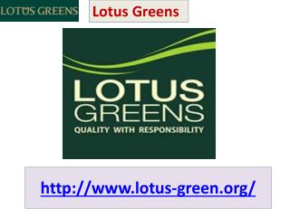 Lotus Greens Living Apartments @ 09650 127 127