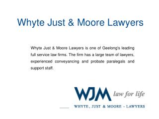 Geelong s leading legal services team