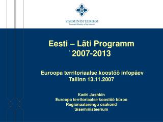 Eesti - Läti programm