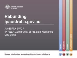 Rebuilding ipaustralia.au
