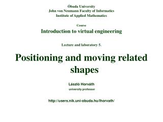 Course Introduction to virtual engineering