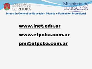 Dirección General de Educación Técnica y Formación Profesional