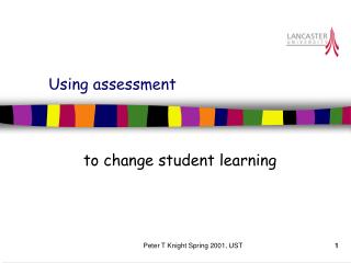 Using assessment