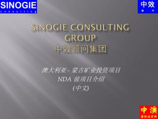 SINOGIE CONSULTING GROUP 中效顾问集团