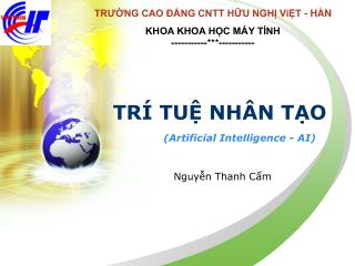 TRÍ TUỆ NHÂN TẠO