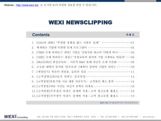 WEXI NEWSCLIPPING