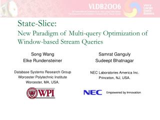 State-Slice: New Paradigm of Multi-query Optimization of Window-based Stream Queries
