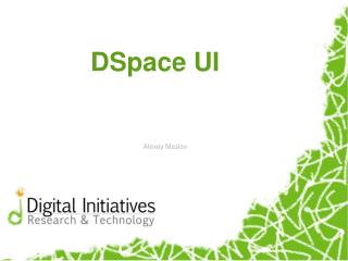 DSpace UI