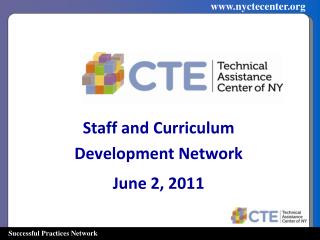 Staff and Curriculum Development Network June 2, 2011