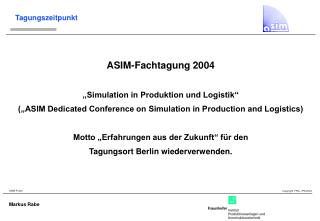 Tagungszeitpunkt
