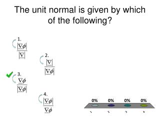 The unit normal is given by which of the following?