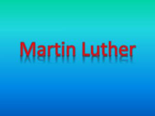 Martin Luther