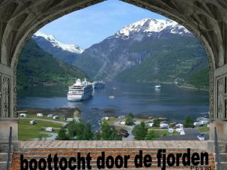 boottocht door de fjorden