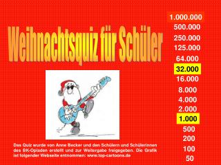 Weihnachtsquiz für Schüler