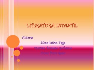 PPT - LITERATURA INFANTIL PowerPoint Presentation, Free Download - ID ...