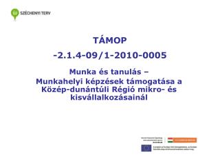 TÁMOP -2.1.4-09/1-2010-0005