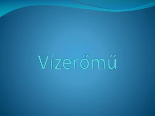 Vízerőmű