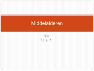 Middelalderen