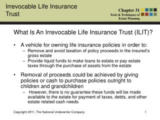 What Is An Irrevocable Life Insurance Trust (ILIT)?