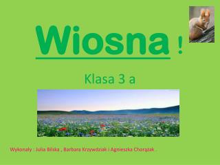 Wiosna !