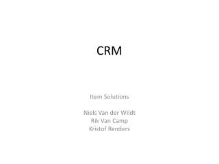 CRM