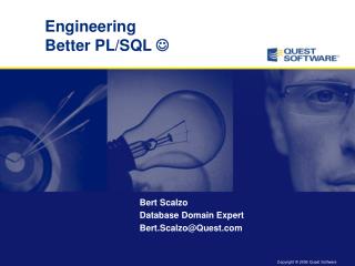 Engineering Better PL/SQL 