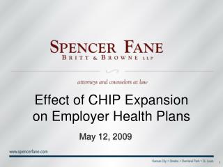 Effect of CHIP Expansion on Employer Health Plans