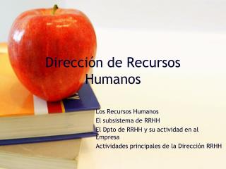 Dirección de Recursos Humanos