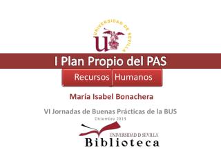 I Plan Propio del PAS