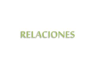 RELACIONES