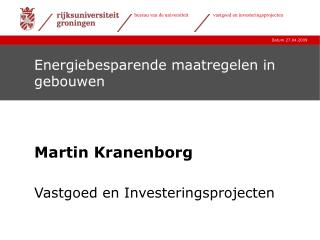 Energiebesparende maatregelen in gebouwen